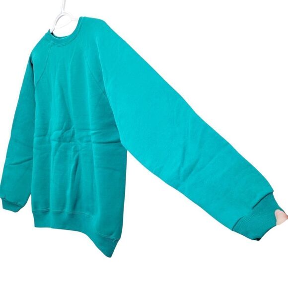2/$20 Y2K Plain Green Crewneck Sweatshirt TopSize: M - Picture 3 of 7